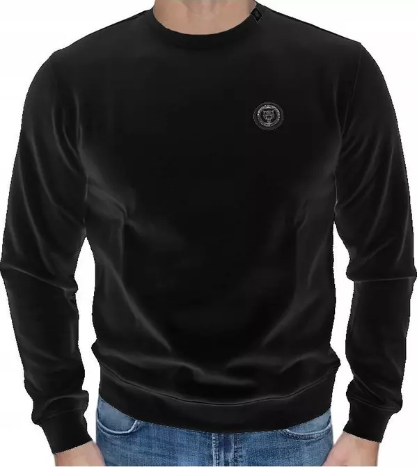 Black Cotton Sweatshirt