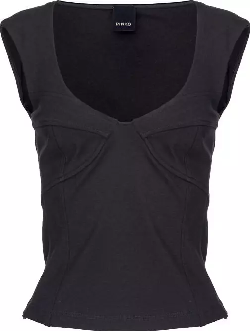Black Nylon T-Shirt