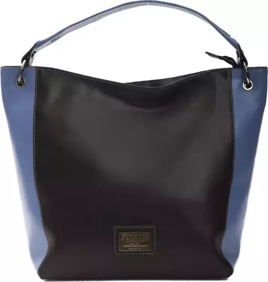 Black Leather Women Shoulder Bag