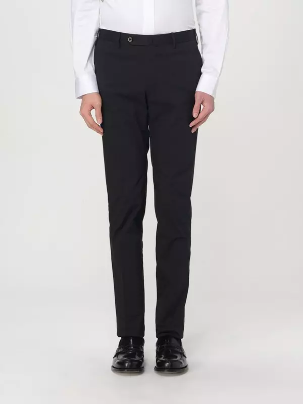 Black Cotton Dress Pants