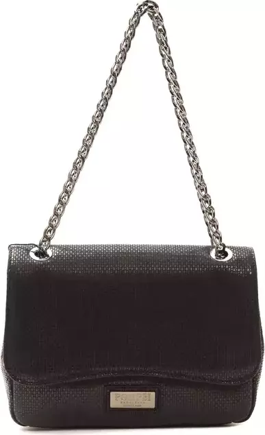 Black Leather Women Crossbody Bag