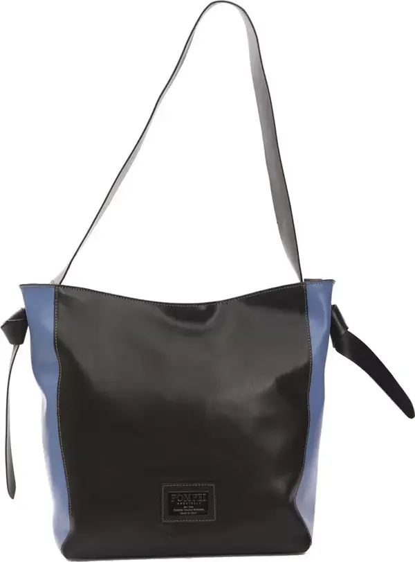 Black Leather Women Shoulder Bag