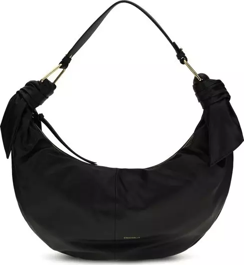 Black Calf Leather Bos Taurus Shoulder Bag
