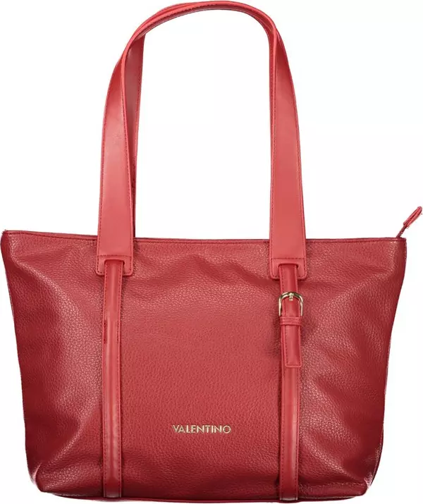 Rosso Polyurethane Women's Bag with Zip Closure