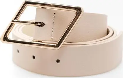 Beige Polyethylene Regular Belt