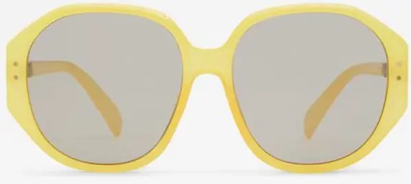 Yellow Polycarbonate Sunglasses