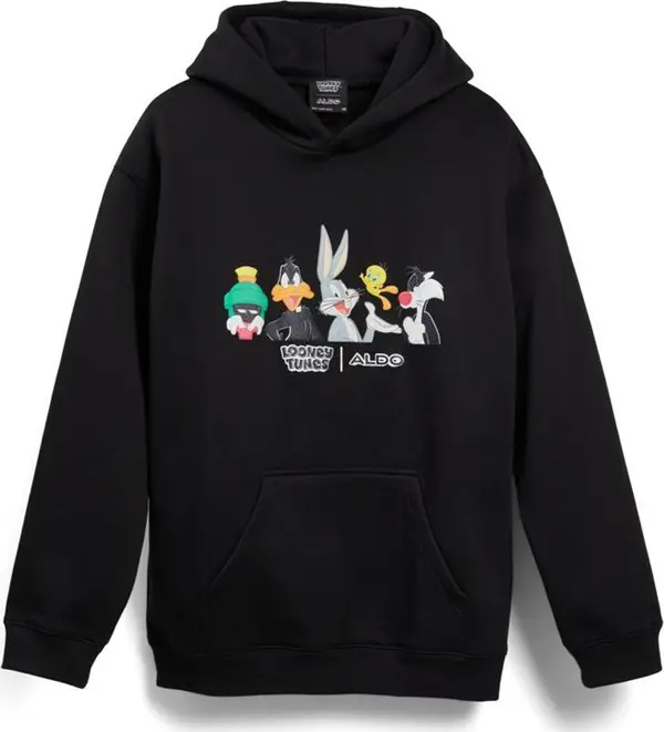 Black Cotton Sweatshirt