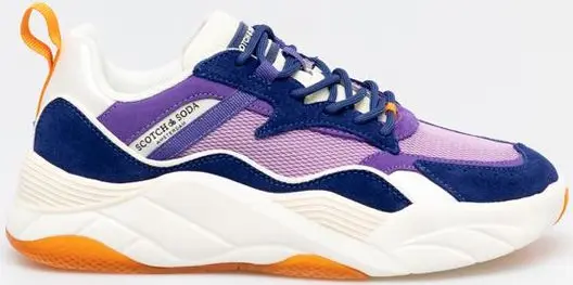 Multicolor Cotton Chunky Sneakers