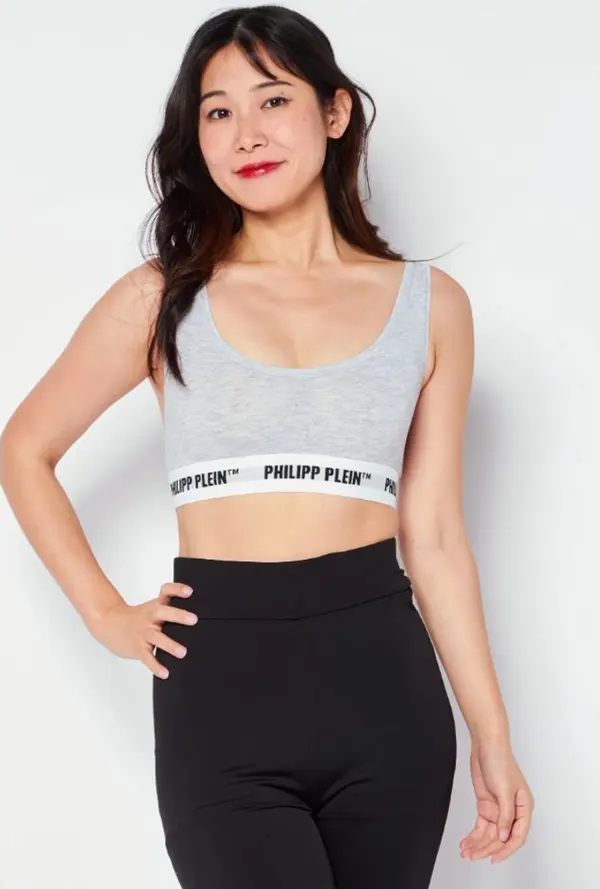Gray Cotton Tank Tops