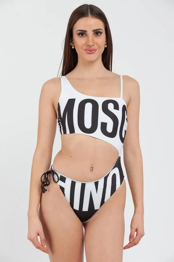 Multicolor Polyester One-Piece Swimsuit