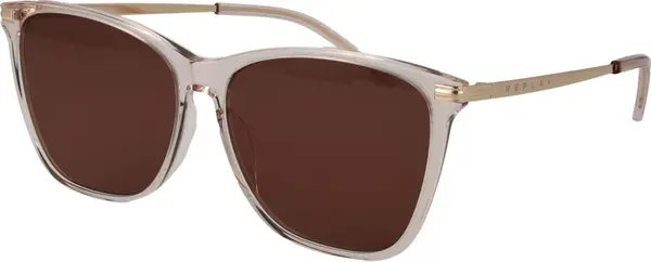 Beige Plastic Sunglasses