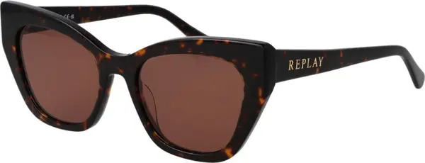 Brown Plastic Sunglasses