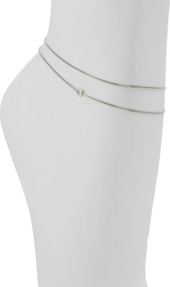 Silver Elastane Bracelet