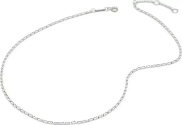 Silver Elastane Necklace