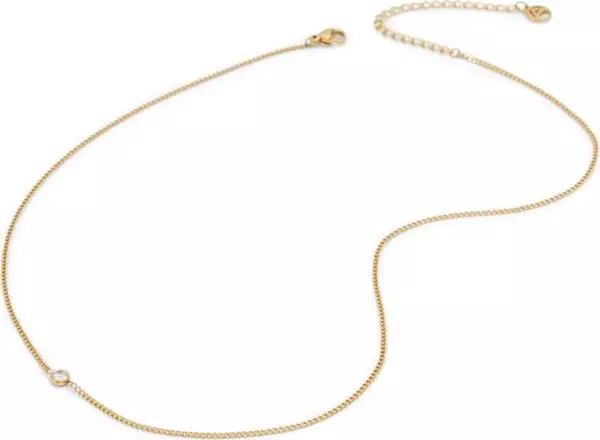 Gold Elastane Necklace