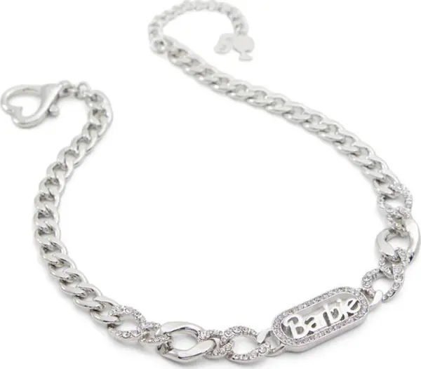 Silver Elastane Necklace