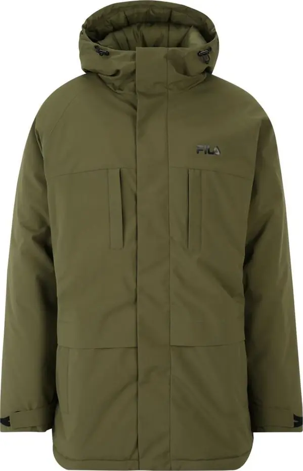 Green Polyester Parka