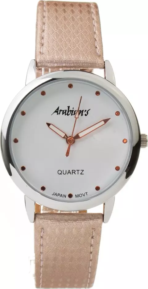Multicolor Leather Dress Watch