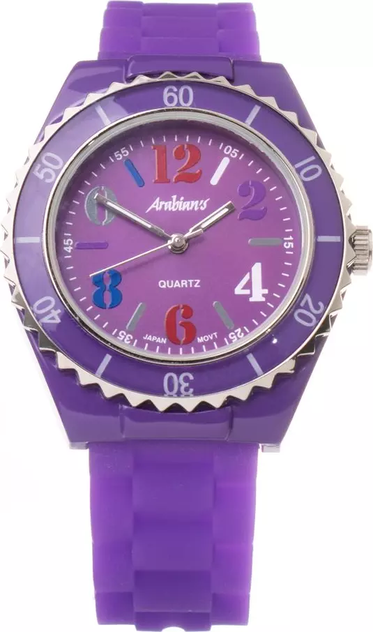 Purple Synthetic Sport Watch