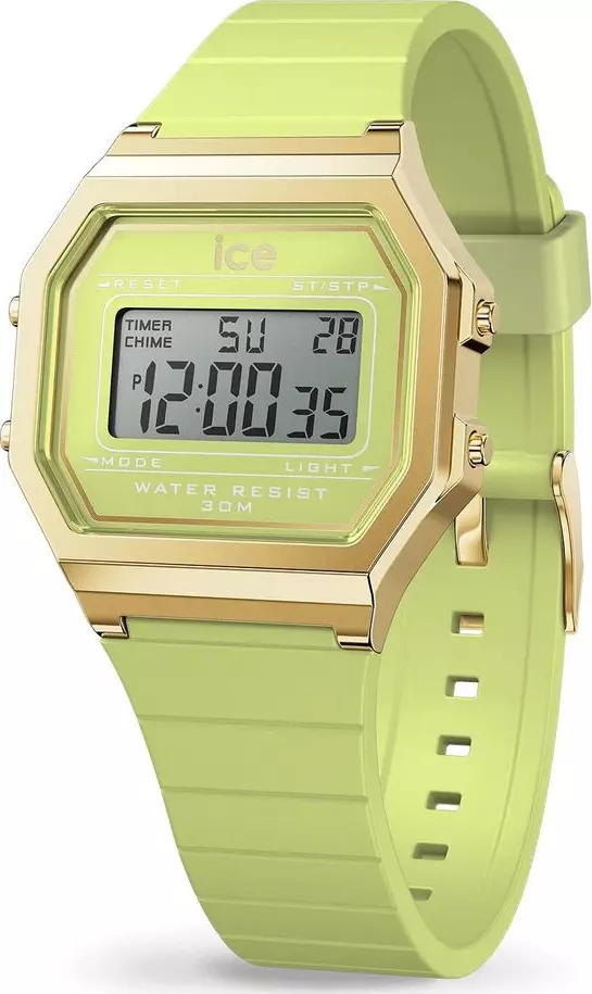 Bicolor Synthetic Digital Watch