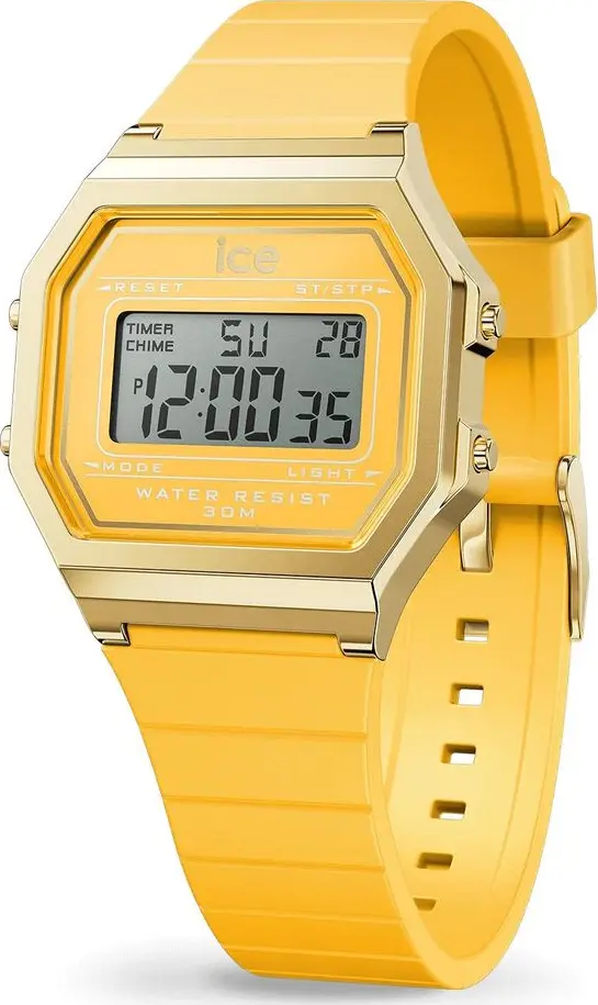 Bicolor Synthetic Digital Watch