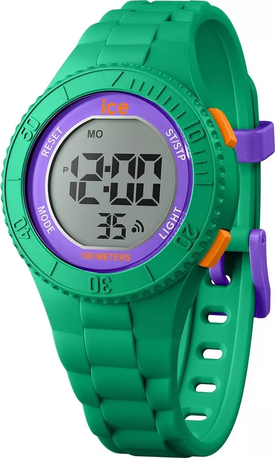 Bicolor Synthetic Digital Watch