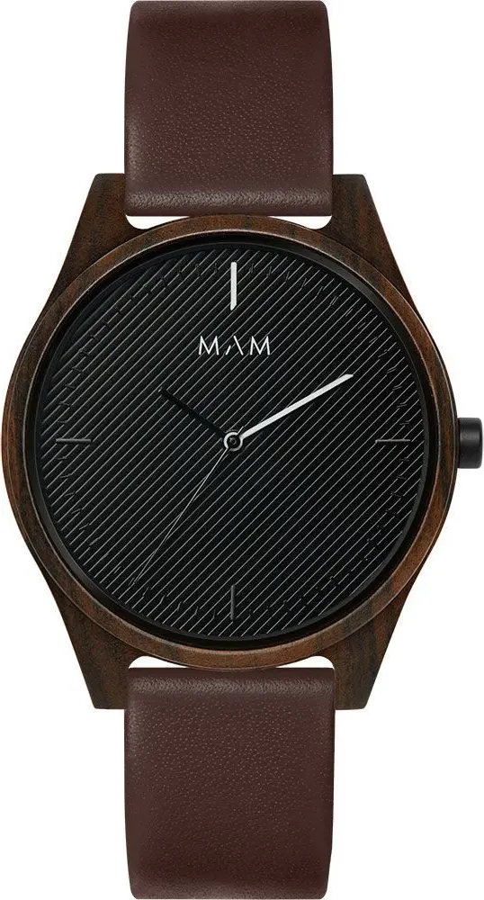 Brown Leather Dress Watch