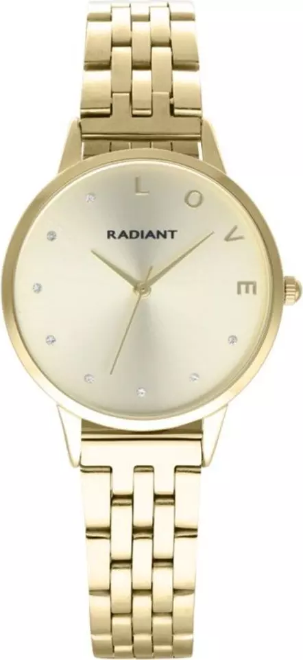 Gold Stainless Steel Dress Watch