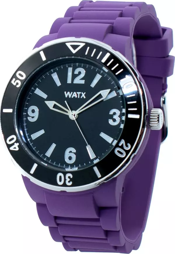 Purple Rubber Sport Watch