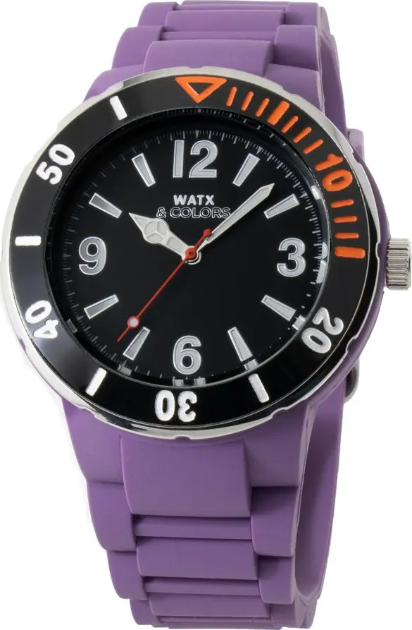 Purple Synthetic Sport Watch