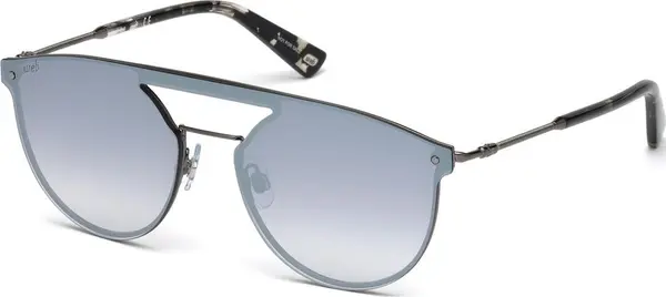 Gray Metal Sunglasses