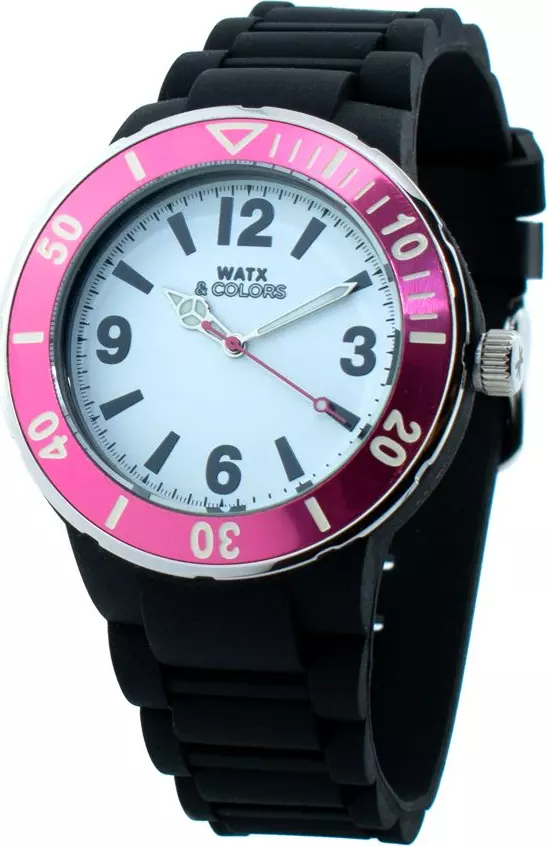 Black Rubber Sport Watch