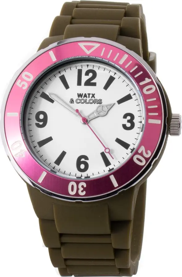 Bicolor Synthetic Sport Watch
