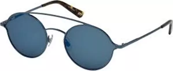 Blue Metal Sunglasses