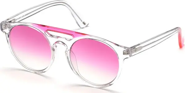 Transparent Plastic Sunglasses