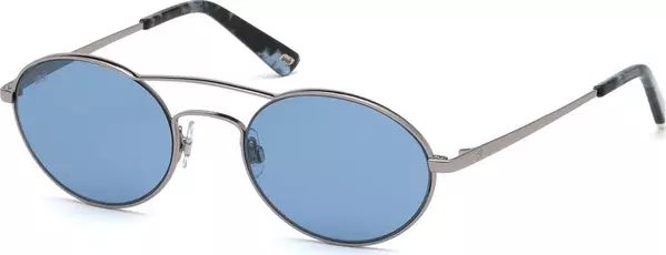 Gray Metal Sunglasses