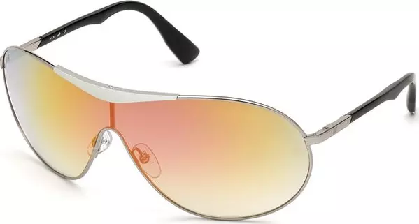 Gray Metal Sunglasses