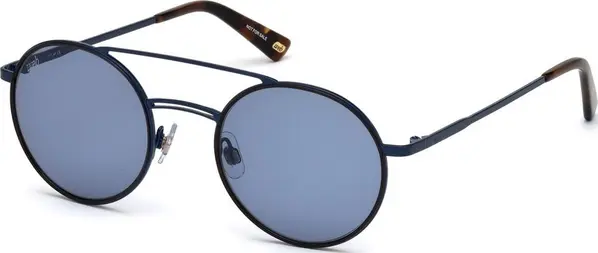 Blue Metal Sunglasses