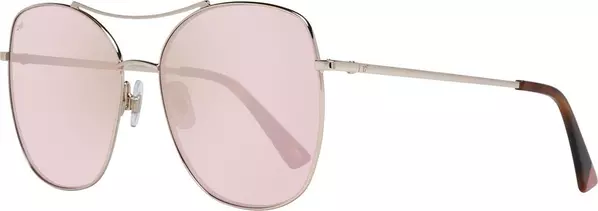 Rose Gold Metal Sunglasses