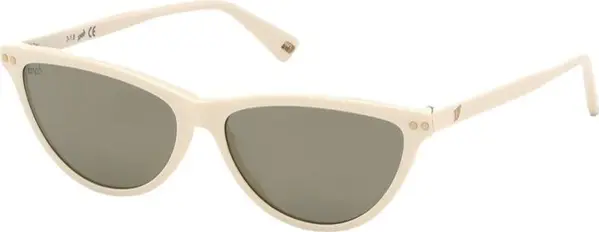 White Acetate Sunglasses