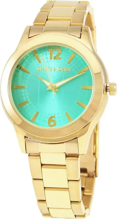 Gold Stainless Steel Dress Watch