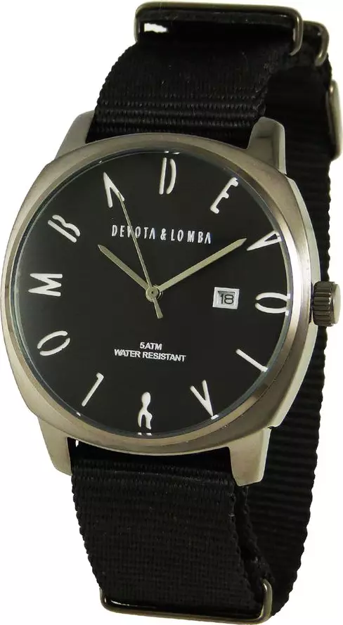 Black Nylon Dress Watch