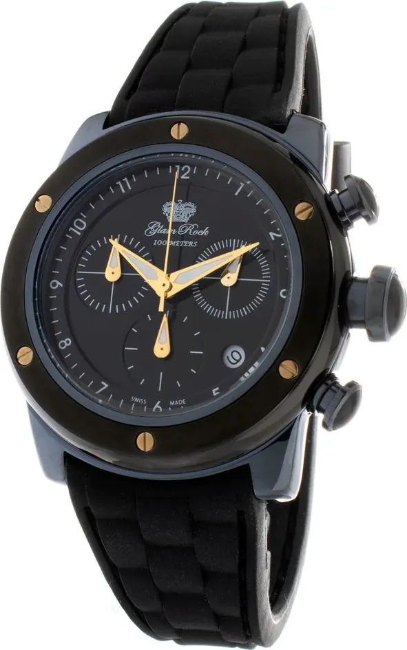 Black Synthetic Sport Watch