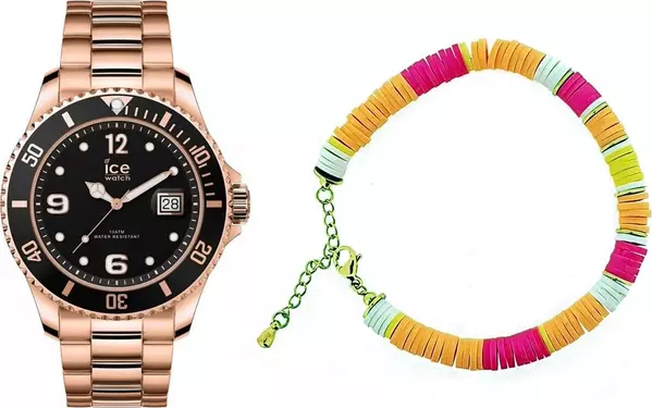 Multicolor Stainless Steel Sport Watch