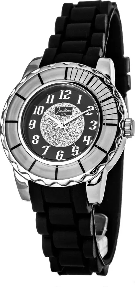 Black Rubber Bracelet Watch