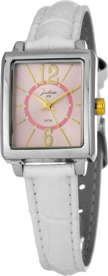 Multicolor Leather Dress Watch