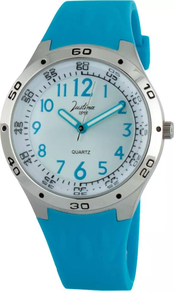 Blue Rubber Dress Watch