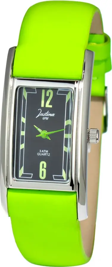 Bicolor Leather Dress Watch