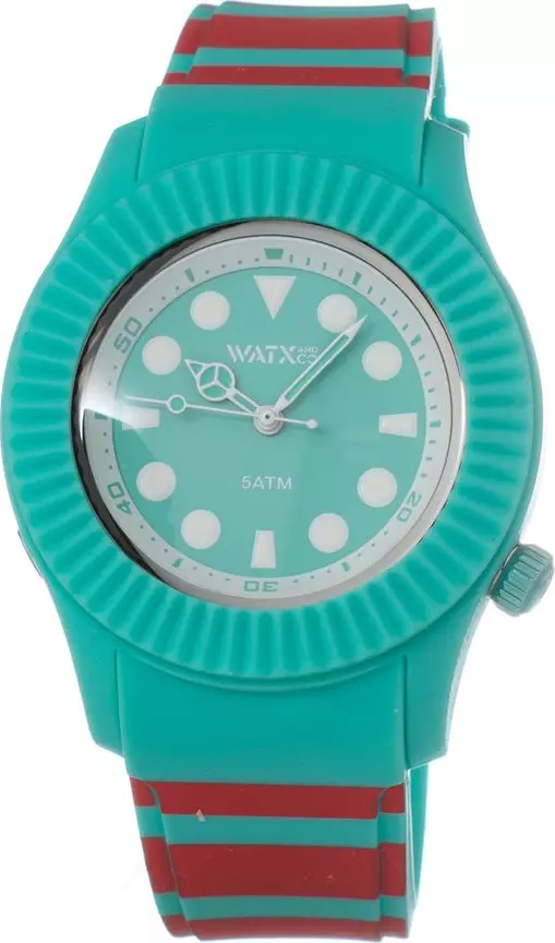 Bicolor Synthetic Sport Watch