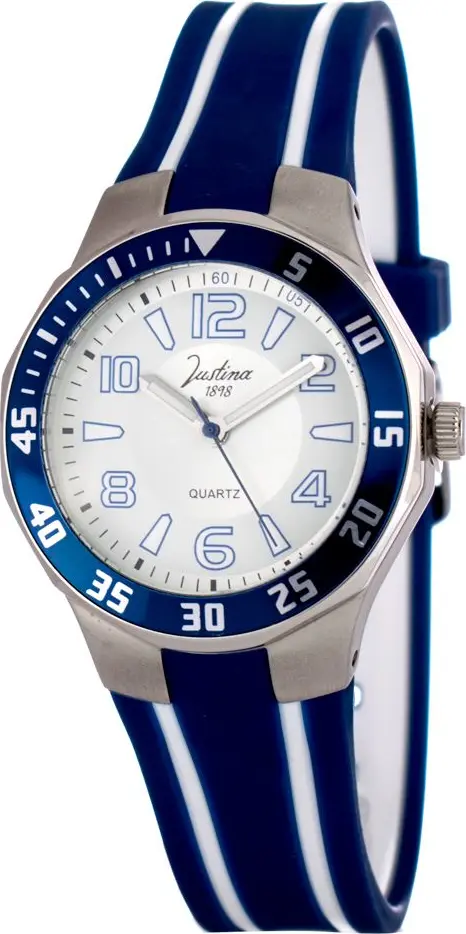 Bicolor Rubber Sport Watch